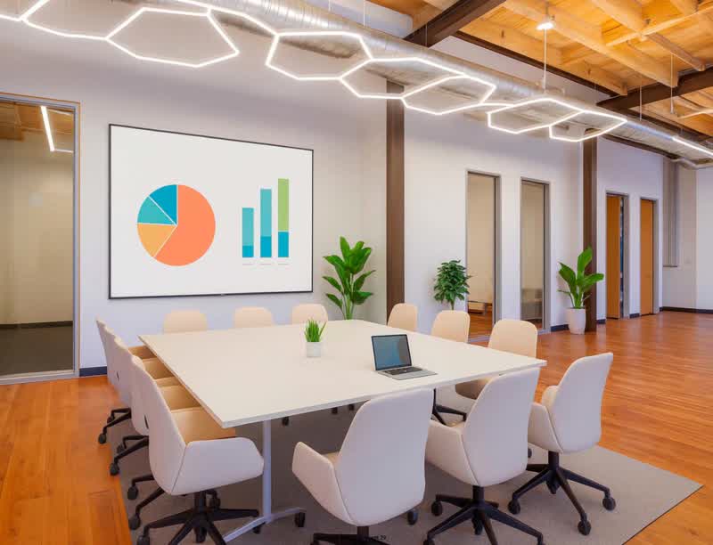 Open boardroom concept
