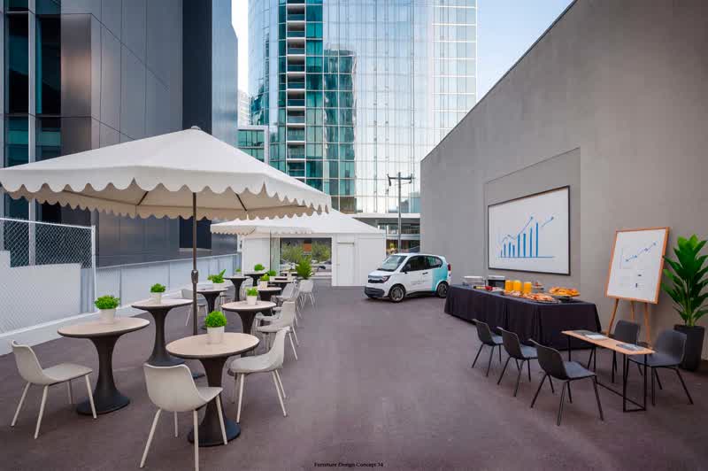 Outdoor courtyard concept