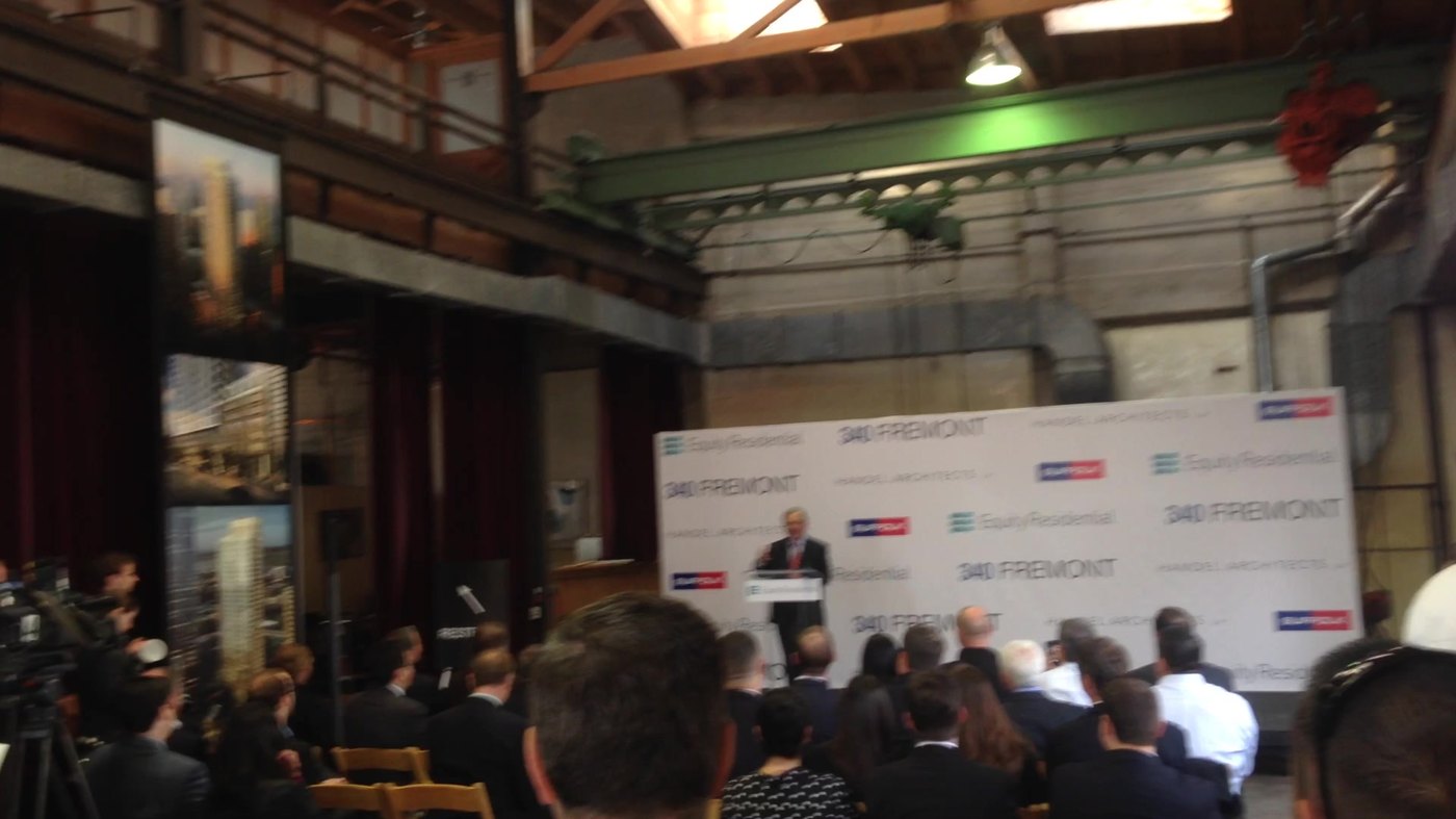San Francisco Mayor Ed Lee visiting Grande Vitesse Systems at 390 Fremont